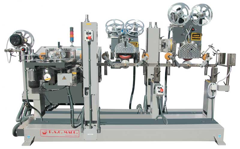 3 HEADS - IN- LINE AUTOMATIC HOT STAMPING FOIL MACHINE - DC3/PVC