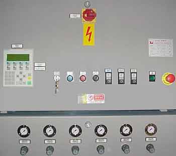 ELECTRICAL AND PNEUMATIC CONTROL BOARD